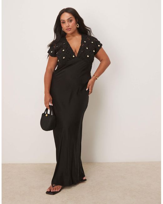 Never Fully Dressed Natural – gehäkeltes maxikleid