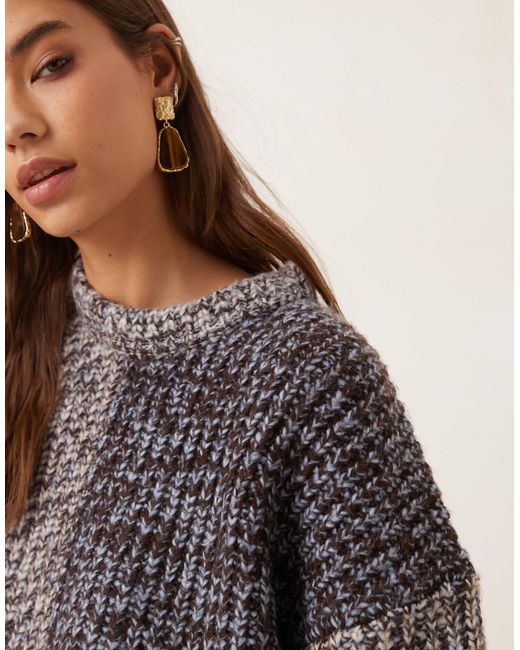 ASOS Gray – oversize-pullover