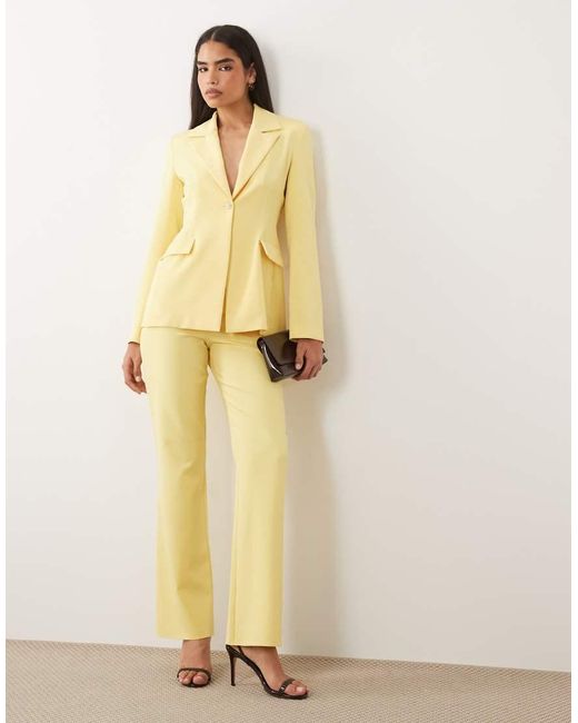 ASOS Elegante Blazer in het Yellow
