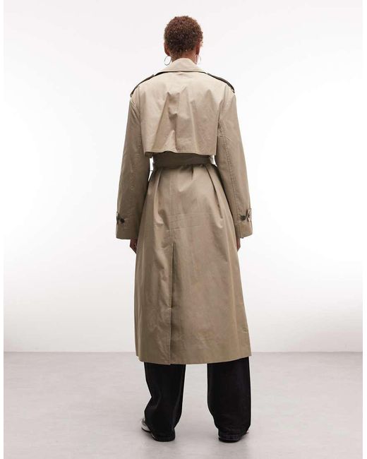 Weekday Natural Oversized Trench Coat