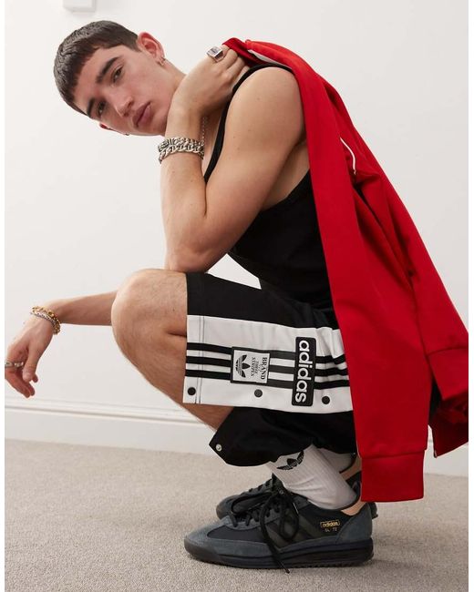 adidas Originals Adilenium Season Two Megabreak Shorts in Red