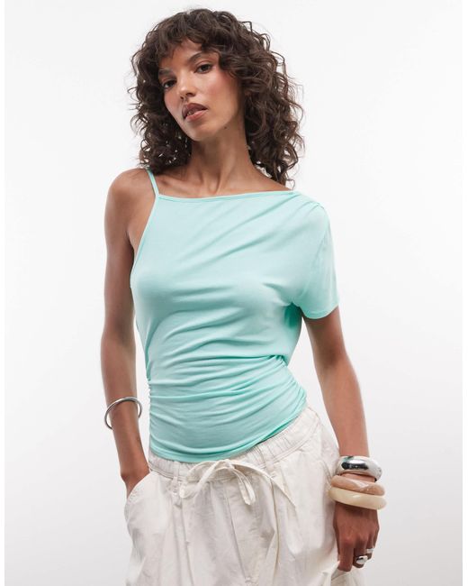 Collusion Multicolor Backless Asymmetric Top
