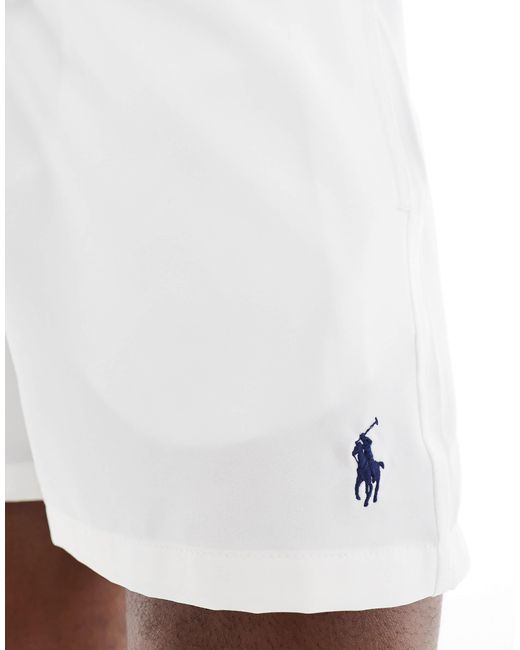 Polo Ralph Lauren – traveler – mittellange badeshorts in White für Herren