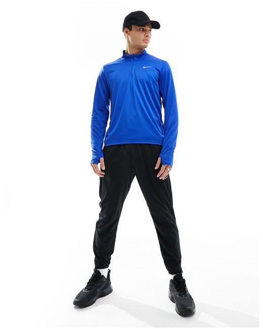 Dri-fit pacer - top à col zippé - roi Nike pour homme en coloris Blue