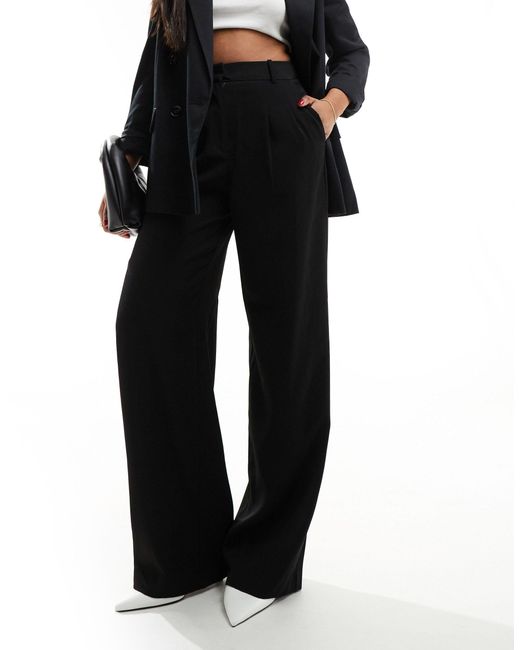 French Connection Black Harrie Suiting Trouser