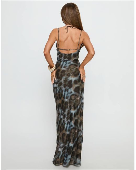 Princess Polly Multicolor Saphrona Mesh Cami Maxi Dress