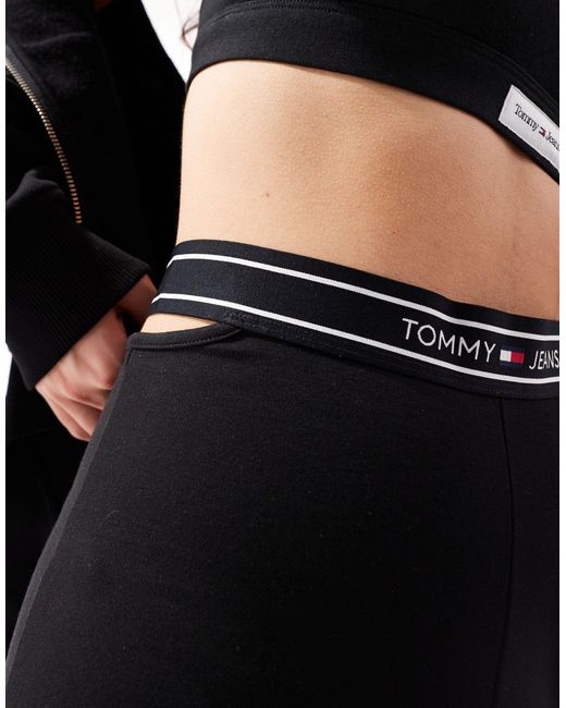 Tommy Hilfiger Black – leggings-shorts