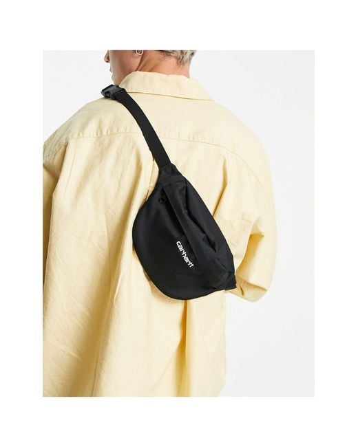 Carhartt WIP Black Payton Fanny Pack for men