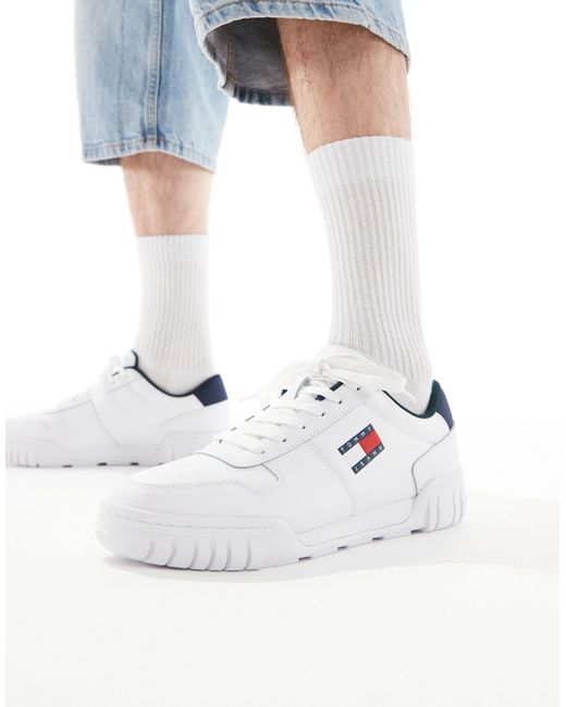 Essential - baskets à semelle cuvette Tommy Hilfiger pour homme en coloris White