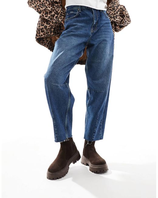 Antigua - bottines chelsea souples en daim Asos Design Wide Fit en coloris Brown