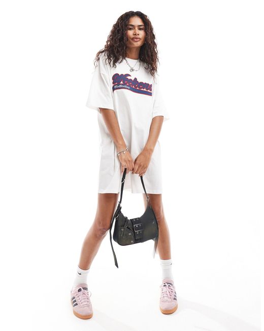 ASOS White Asos Weekend Collective Oversized T-shirt With Logo