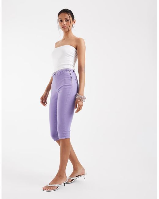 ASOS Purple Capri Jean
