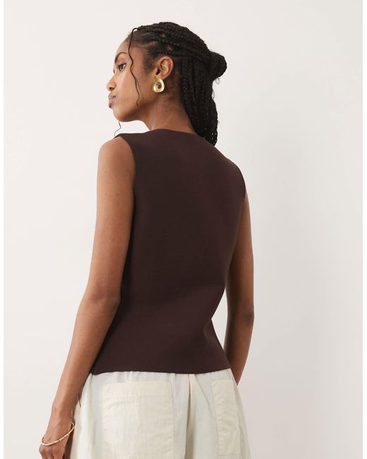 Gilet Threadbare en coloris Brown