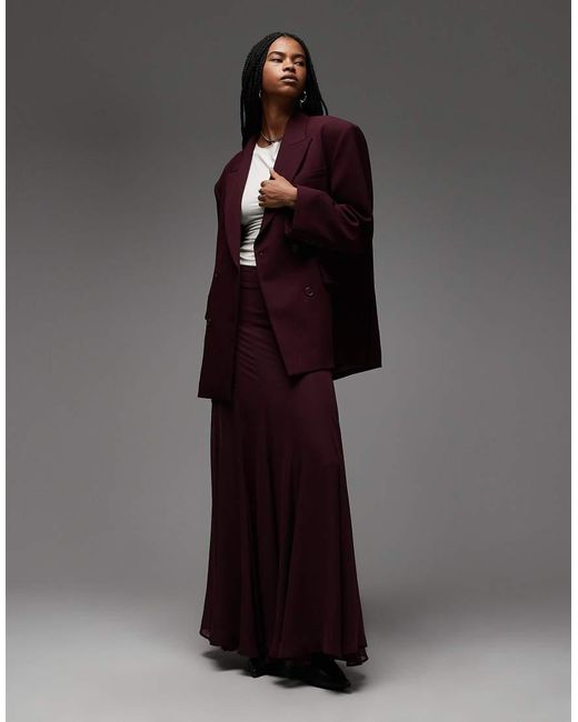 ASOS Black Double Breasted Oversized Blazer