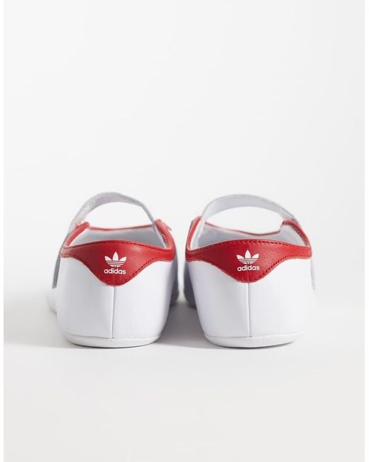 Adidas Originals White Stan Smith Ballet Flat