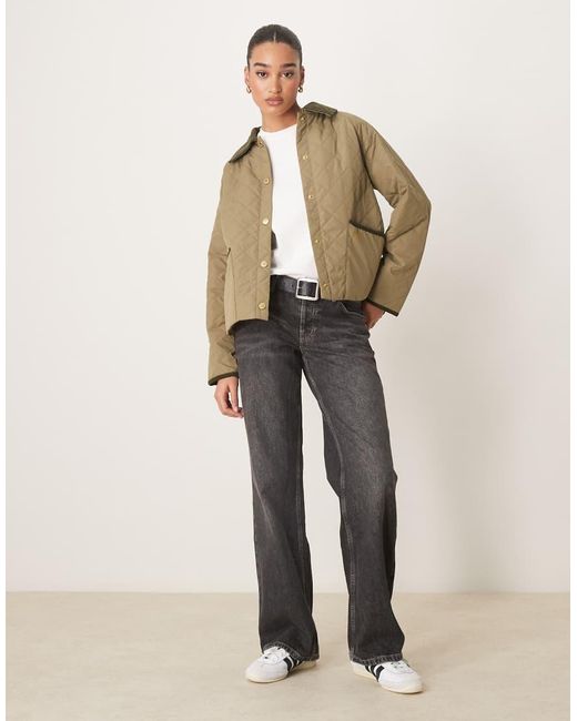 Barbour Natural Anise Quilted Jacket