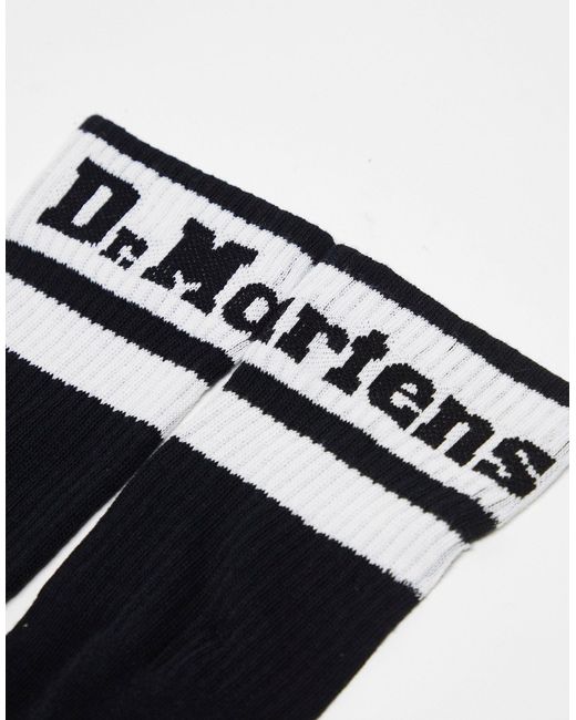 Athletic - chaussettes à logo Dr. Martens pour homme en coloris Black