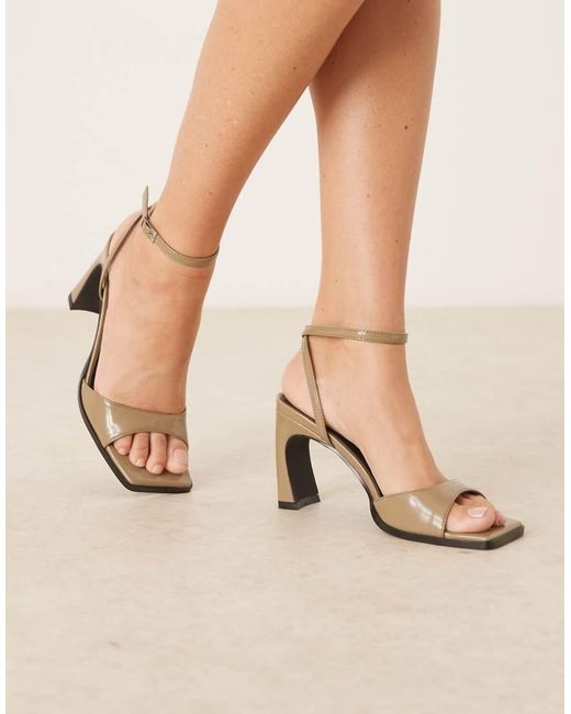 Raid Natural Novie Heeled Sandals