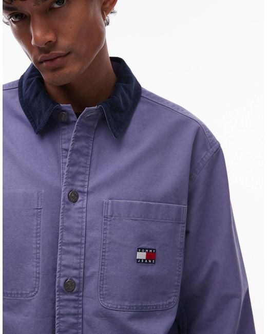 Tommy Hilfiger – hemdjacke in Blue für Herren