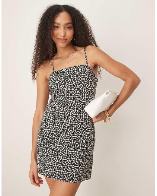 Nobody's Child Gray Palma Mini Shift Dress