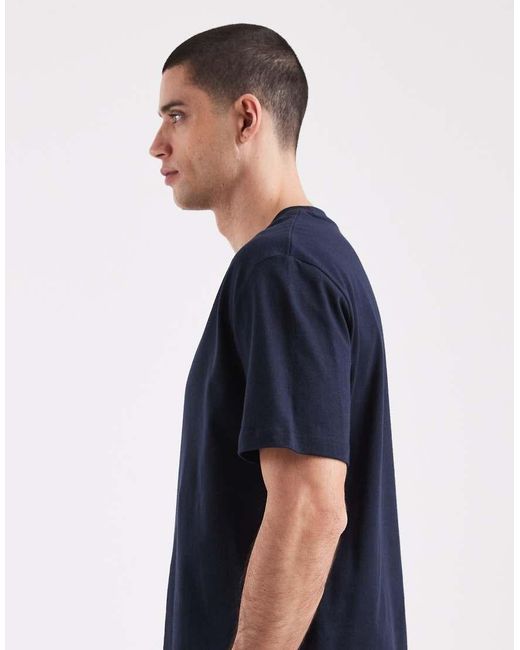 ASOS Blue Heavyweight Relaxed T-shirt for men