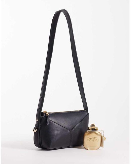 Mango White Structured Cross Body Bag