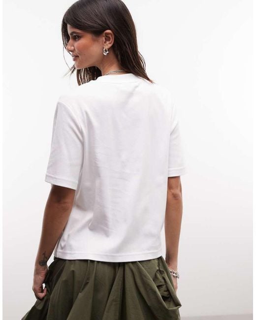 AllSaints White Sofia Lisa Short Sleeve Ts-shirt