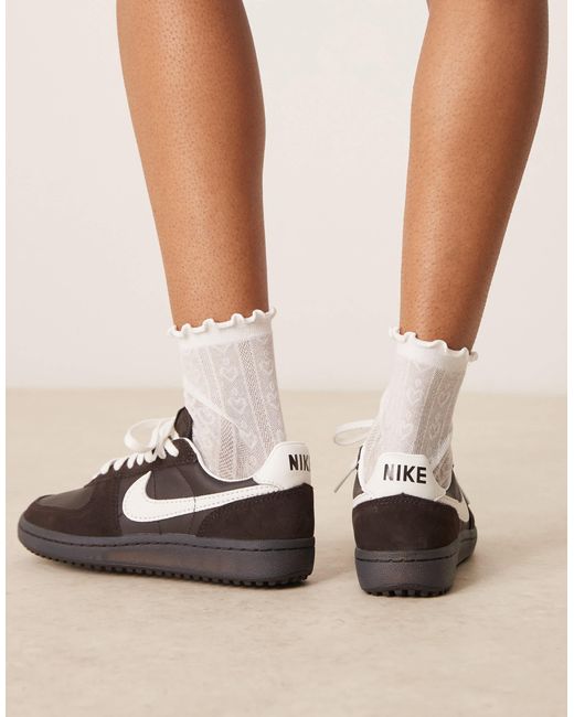 Nike Black Field General Sneakers