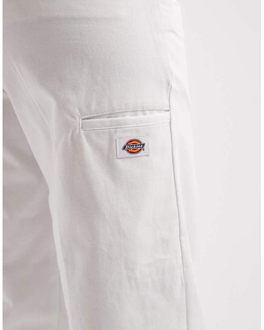 Dickies White 247 Loose Work Trousers