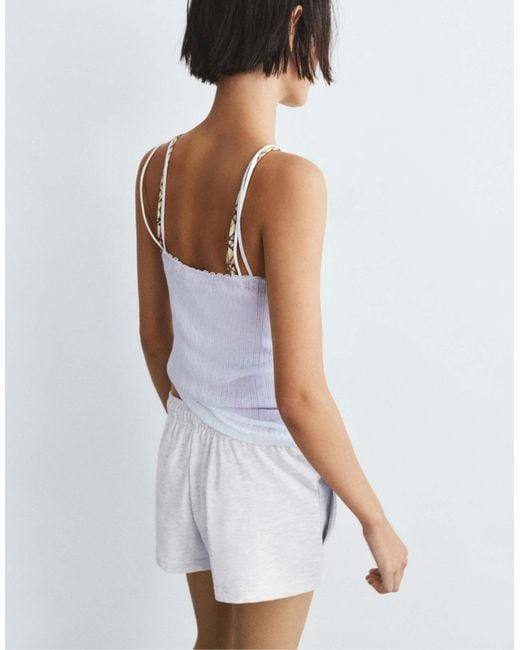Short Pull&Bear en coloris White
