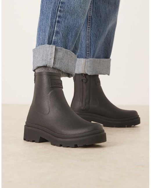 Barbour Blue Layla Ankle Welly