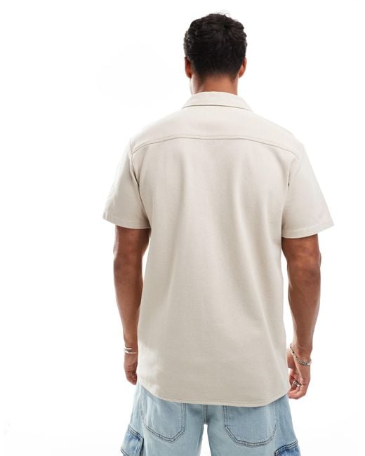 Threadbare – kurzärmliges hemd in Blue für Herren