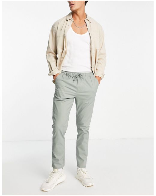 chinos elastic waist