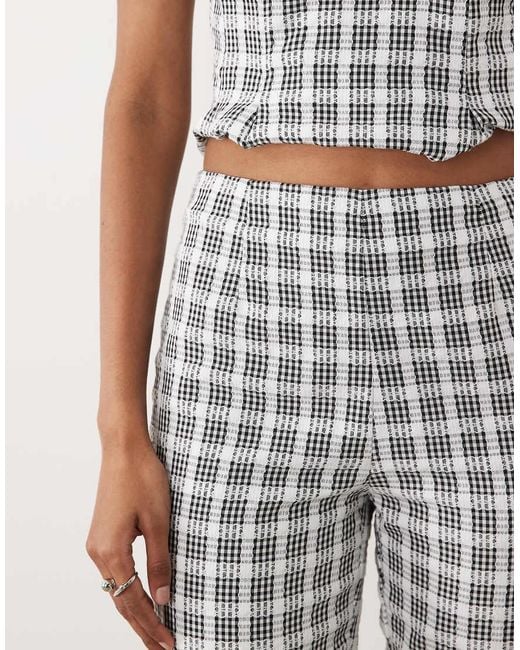 Miss Selfridge White Tailored Capri Co-Ord