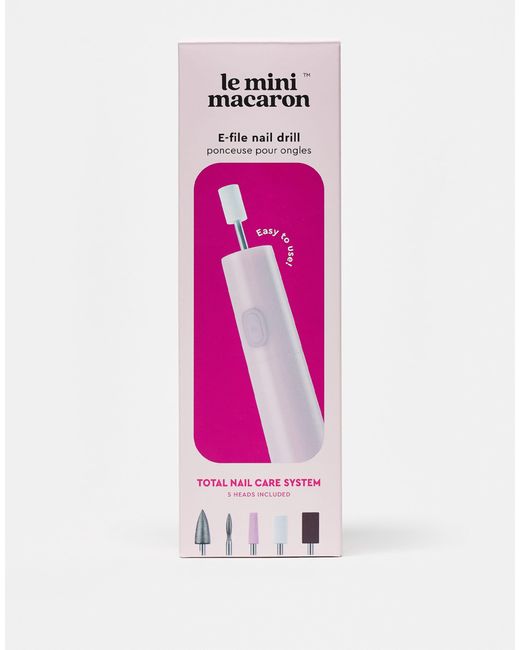 E-file - ponceuse à ongles-pas Le Mini Macaron en coloris Pink