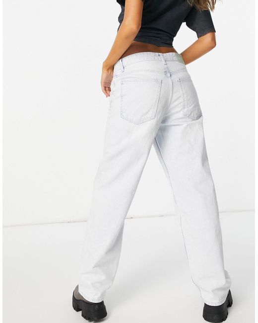 Jeans extra larghi con vita con passanti, colore azzurroBershka in Denim di  colore Blu - 46% di sconto | Lyst