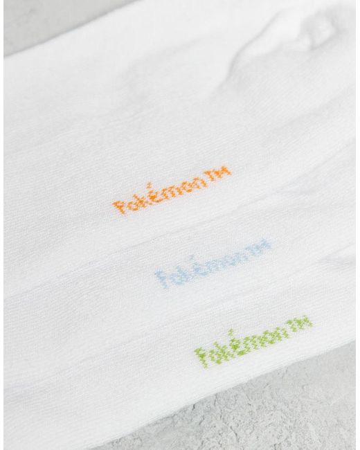 Pokémon di ASOS in White da Uomo