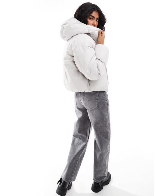 JJXX Gray – kurz geschnittene steppjacke