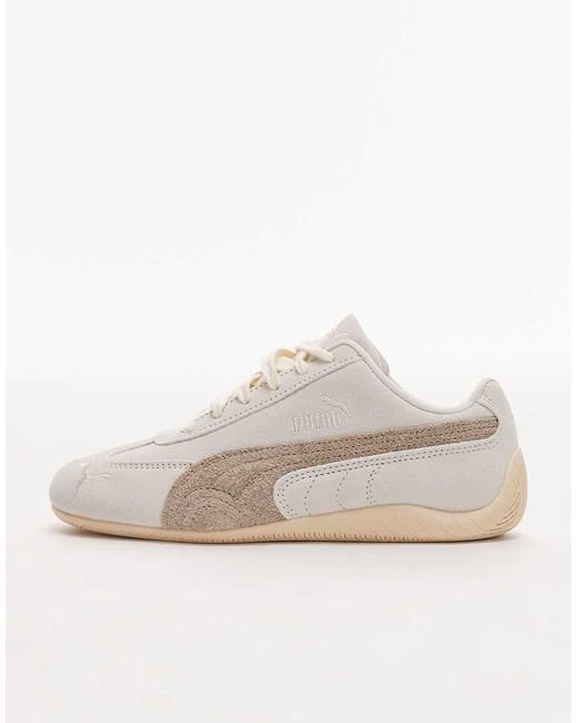 PUMA White Speedcat Elevated Trainers