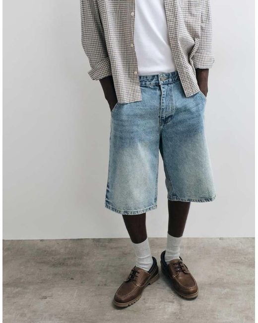 Prohibited Blue Offshore Jorts for men