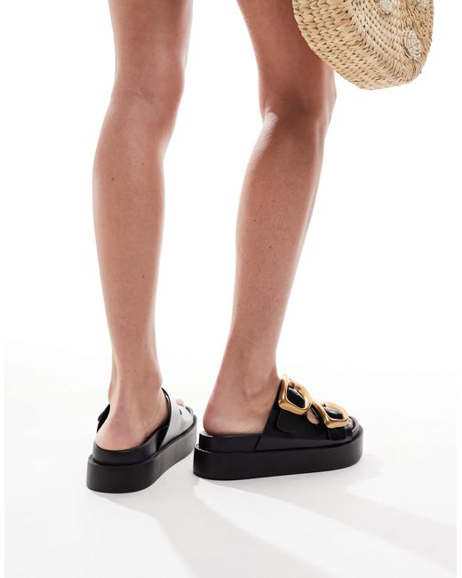 ASOS White – femi – oversize-mules