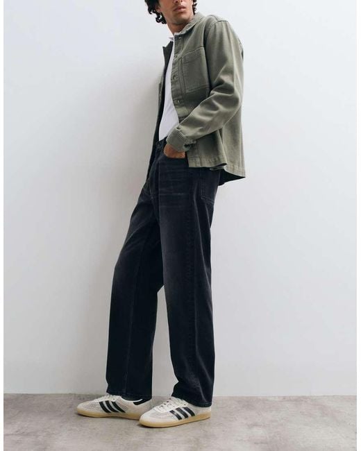 ASOS Black Essential Straight Jeans for men