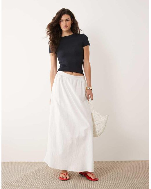 Miss Selfridge Blue Sculpted Short Sleeve Tee