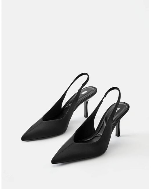 Pull&Bear Black Slingback-heels