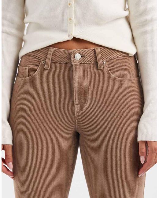 Vero Moda White Corduroy Flared Trouser