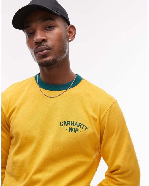 Carhartt Metallic 89 Ringer Graphic Long Sleeve T-shirt for men