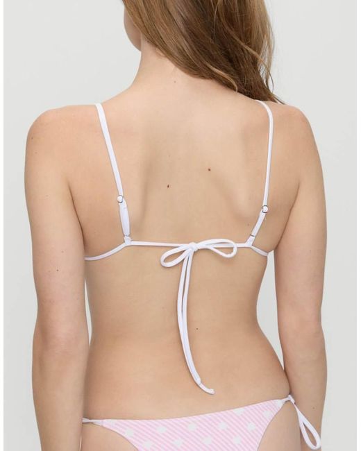 Frankie's Bikinis Multicolor Elena Reversible Bikini Top