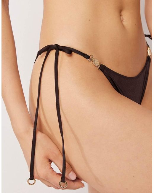 Calzedonia Natural Tie Bikini Bottoms Minimal Fit