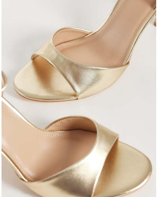 SEQWL Natural Lolly Heeled Sandals