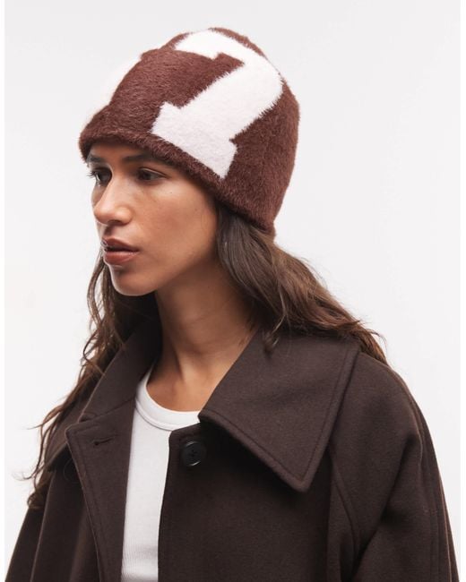 Collusion Brown Number Beanie